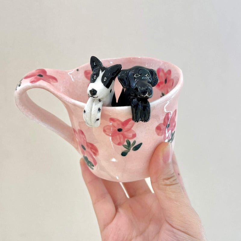 Painted Custom Pet Mug — Hadley Clay Studio