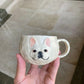 Hand-crafted French Bulldog Embossed Portrair Mug