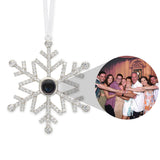 Custom Snowflake Picture Ornament Christmas Gifts