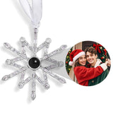 Custom Snowflake Picture Ornament Christmas Gifts